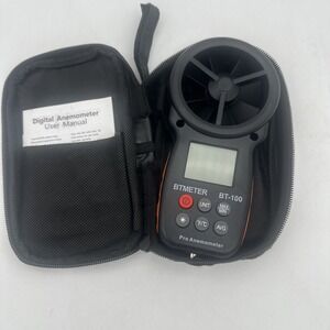 BTMETER Digital Anemometer Bluetooth Wind Speed Meter 0.3-30m/s Wind Temp New
